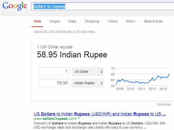 డాలర్ టూ రూపాయి (dollar to rupee):