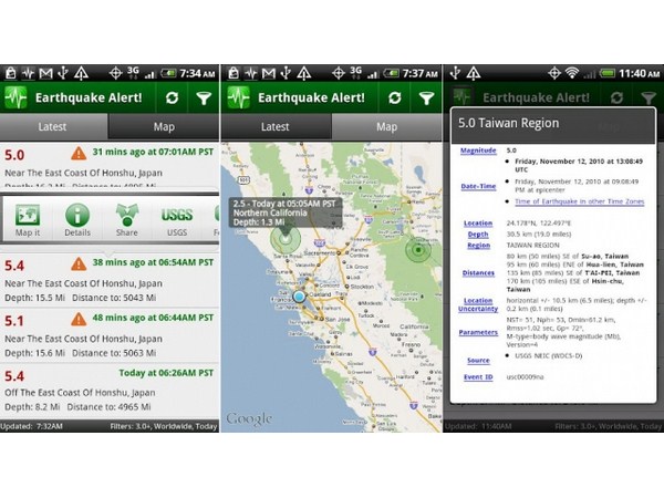 Earthquake Alert! (Android)