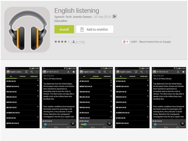 English listening