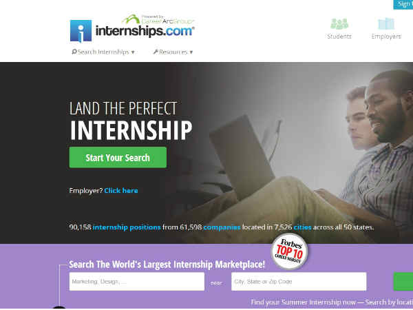 ఇంటెర్న్షిప్ డాట్. కాం (Internships.com)