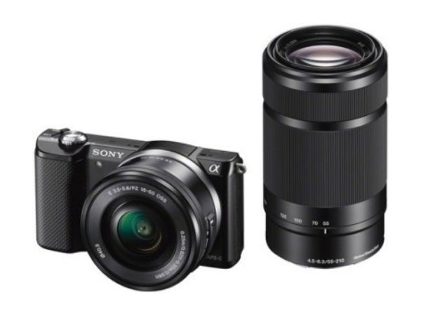 Sony ILCE-5000Y with SELP1650& SEL55210 Lens Mirrorless Camera