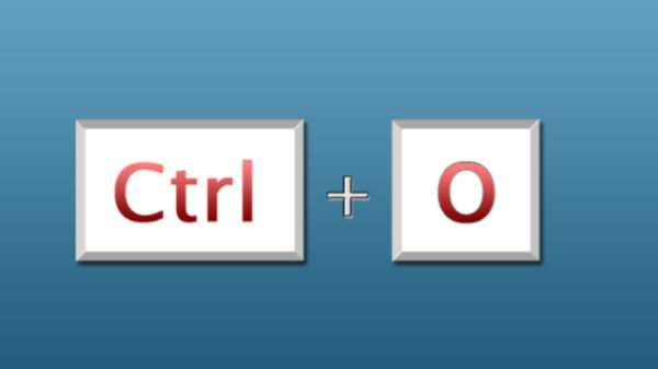 Ctrl+o