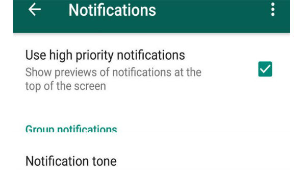 Settings>Notifications అనే విభాగంలో..