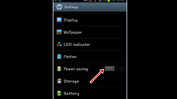 Turn On Power Saver Mode
