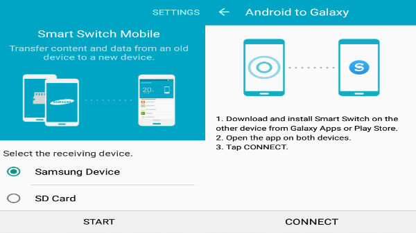 Smart Switch పేరుతో ప్రత్యేకమైన యాప్..