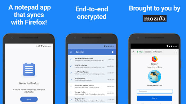NOTES BY FIREFOX