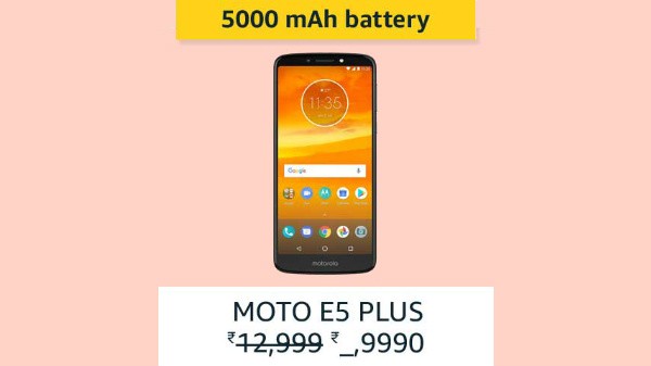 Moto E5 Plus