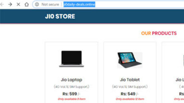 jioలో o(ఓ) కు బదులుగా 0 (సున్నా)