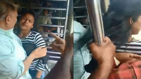 పక్కనే ఉన్న మరో ప్రయాణికుడు ....