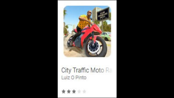 City Traffic Moto Rider
