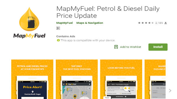 MapMyFuel -- Petrol & Diesel Daily Price Update app