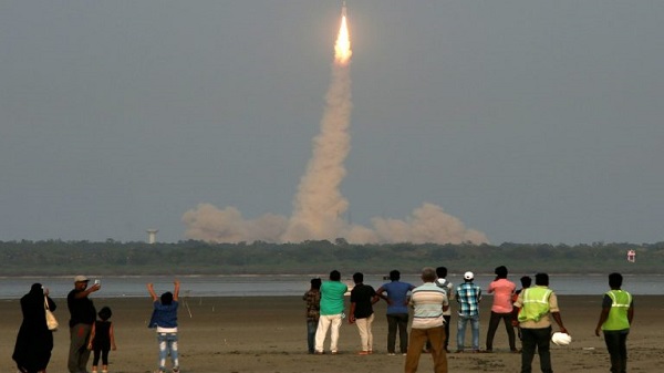 PSLV ఎమిశాట్ ను అంతరిక్షంలోకి ప్రయోగించిన తర్వాత