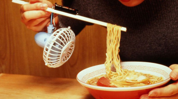 Chopstick fan
