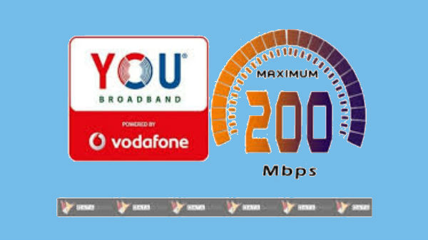 యు బ్రాడ్బ్యాండ్ 200 Mbps బ్రాడ్బ్యాండ్ ప్లాన్ :