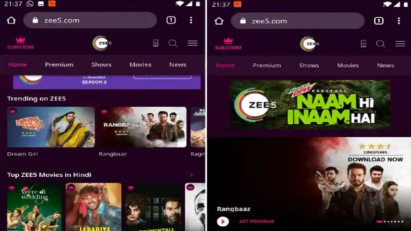 ZEE కంటెంట్