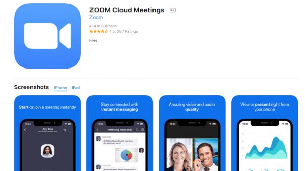 Zoom app