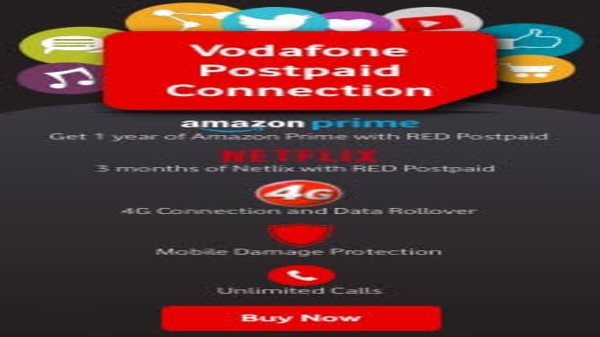 వోడాఫోన్ REDX పోస్ట్పెయిడ్ ప్లాన్