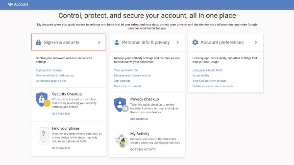 Google అకౌంటుకు టూ-ఫ్యాక్టర్ అంతేంటీకేషన్ ను యాక్టివేట్ చేసే దశలు