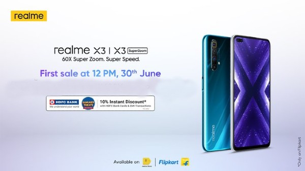 రియల్మి X3 మరియు X3 సూపర్ జూమ్ సేల్స్ ఆఫర్స్