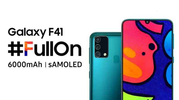 శామ్సంగ్ గెలాక్సీ F41 15W ఫాస్ట్ ఛార్జింగ్ టెక్నాలజీ
