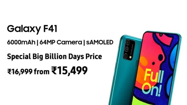శామ్సంగ్ గెలాక్సీ F41 6GB LPDDR4x RAM స్పెసిఫికేషన్స్