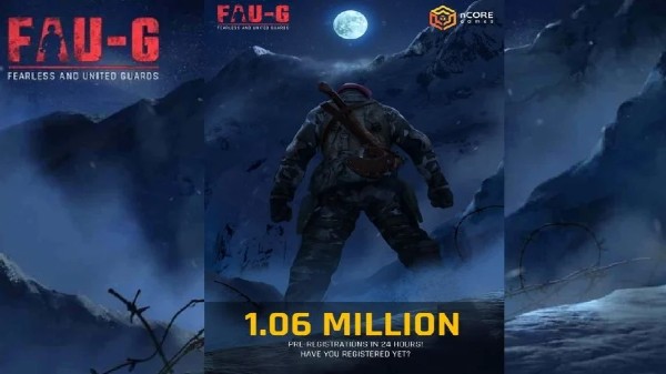 FAU-G ప్రీ-రిజిస్ట్రేషన్ 1 మిలియన్ మార్క్