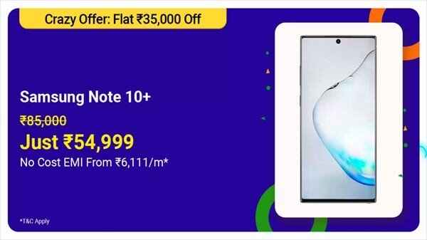 Samsung Galaxy Note10 plus పై 35% ఆఫర్