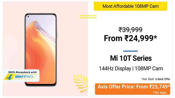 Mi 10 T (18% ఆఫర్ )