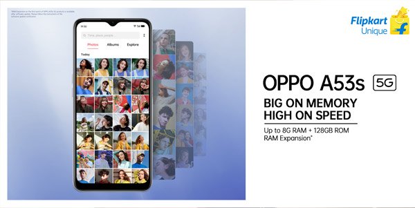 Oppo A53s 5G బడ్జెట్ స్మార్ట్ఫోన్!6GB RAMతో 5G కొత్త యుగానికి నాంది. Oppo A53s 5G బడ్జెట్ స్మార్ట్ఫోన్!6GB RAMతో 5G కొత్త యుగానికి నాంది.