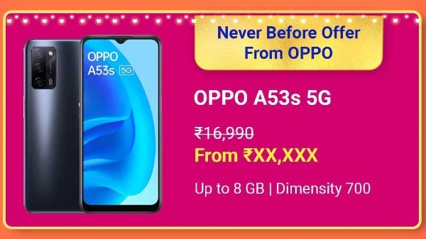 OPPO A53s 5G (Ink Black, 128 GB) (6 GB RAM)