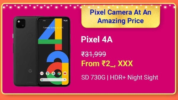 Google Pixel 4a (Just Black, 128 GB) (6 GB RAM)