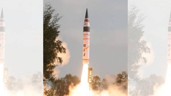 అగ్ని-1 నుండి 5 శ్రేణి క్షిపణుల